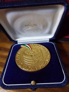 MEDAGLIA CAMPIONATI EUROPEI CIECHI ROMA 1985 BRAIL - Picture 1 of 1