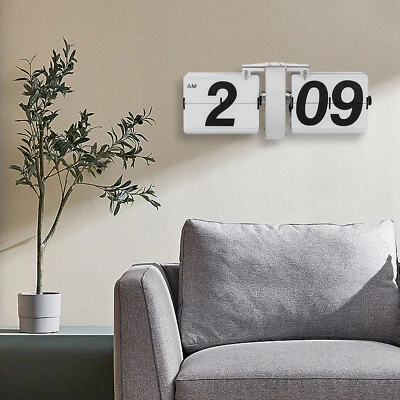 Retro Wall Mount / Tabletop Flip Clock Battery Powered Digital Display Clock - Image 1 of 4