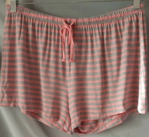 Honeydew Pink Gray Pajama Shorts Stripes NO TOP Small 30- 36" WAIST - Picture 1 of 4