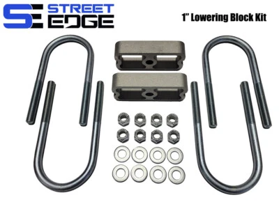 1" Extruded Aluminum Lowering Block Complete Kit for 98-03 Nissan Frontier - Image 1 of 2