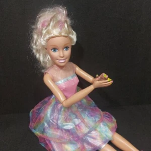 Barbie 28" Doll Tie Dye Style Best Fashion Friend Blonde Posable Beauty Toy - Picture 1 of 22