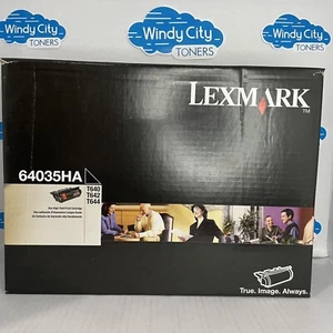 Genuine Lexmark 64035HA Black Toner Cartridge High Yield for T640 T642 T644 New - Picture 1 of 3