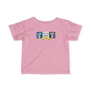 Infant Dodgers Yankees World Series Top of the Fifth, MLB Baby Clothes, Dodgers - Picture 1 of 19