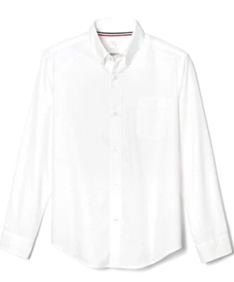 Camisa de vestir French Toast para hombre joven blanca Oxford manga larga con botones 8 Foto 1 de 4