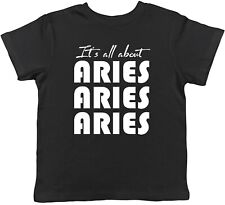 It's all about Aries Childrens Kids T-Shirt Boys Girls