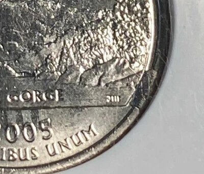 2005-P West Virginia Quarter NGC MS65 Big Reverse Cud Error Best Price Ebay CHN - Image 1 of 3