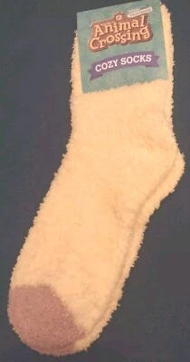 Nintendo Animal Crossing New Horizons CultureFly Cozy Socks Size 9-11 NEW W/Tags - Image 1 of 4