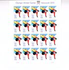 JEUX OLYMPIQUES D'HIVER VANCOUVER 2010 USPS 2009 44 ¢ FEUILLE DE TIMBRES COMME NEUF NEUF NEUF DANS SON EMBALLAGE 
