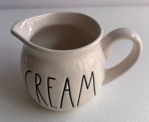 Rae Dunn Creamer Pitcher Magenta Small Ceramic CREAM Handle Farmhouse Artisan - Picture 1 of 10
