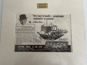 THE DRAGON CRAWLER TRACTOR IMPRESIÓN ORIGINAL MÁS DE 40 AÑOS - Imagen 1 de 1