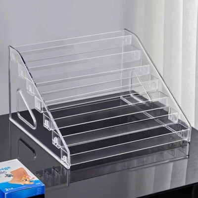 UK Acrylic Card Display Stand Rack Shelf Organizer For PSA Trading Baseball Card