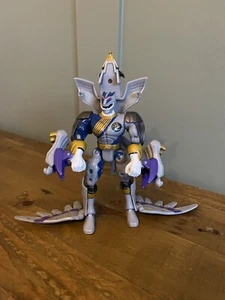 Power Ranger figure toy Wild Force Silver Lunar Wolf Morphin - Picture 1 of 7