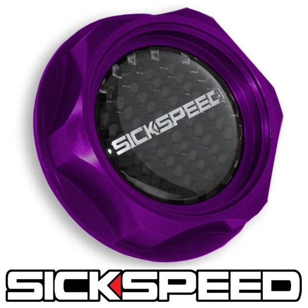 PURPLE ALUMINUM ENGINE VALVE COVER OIL FILLER CAP FOR SUBARU WRX STI TURBO - Image 1 of 1
