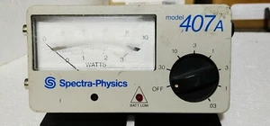 Spectra physics 407A CW Laser Power Meter Transducer Transmitter Controller - Picture 1 of 6