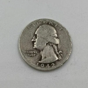 Cuarto de plata Washington 1942-S AVC - Imagen 1 de 2
