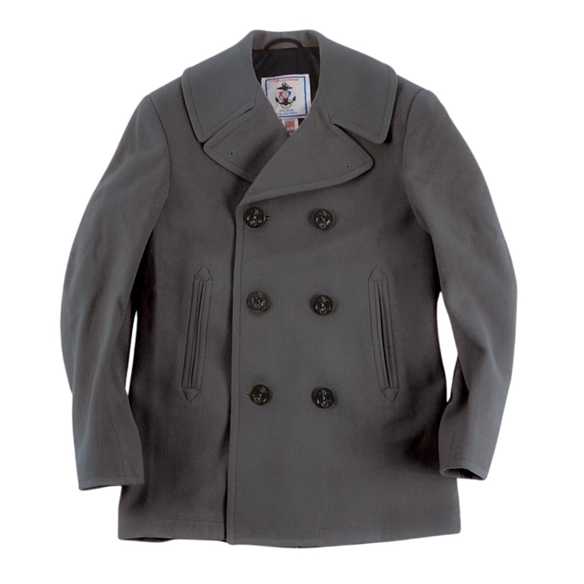 コルニエWOOL DOUBLE CLOTH PEA COAT TOP GRAY Amazon.com: LXXWMxBH Women's Wool Blend Pea Trench Coat