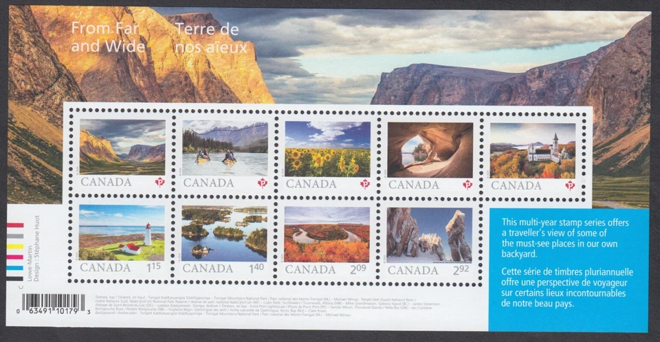 Canada - #3423 From Far And Wide Souvenir Sheet - 2024 - MNH - Image 1 of 1