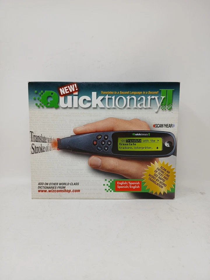 WIZCOM QUICKTIONARY 2 English/Spanish - Spanish/English Translate Electronic Pen - Image 1 of 4