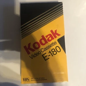 New Blank Kodak E180 VHS Tape - Picture 1 of 2