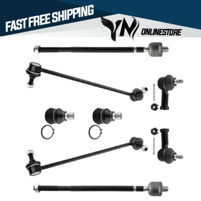 Kit de barras estabilizadoras de rótulas delanteras de 8 piezas para Mitsubishi Galant 1999-2003 Foto 1 de 4