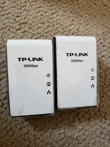 TP-LINK 500 Mbps Powerline Netzwerkadapter WiFi Extender TL-PA411 Paar LOC L - Bild 1 von 2