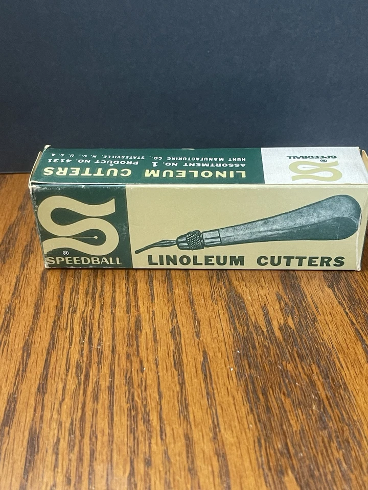 Speedball Linoleum Cutter 4131 Nos With Blades Instruction Sheet And Box USA - Image 1 of 4