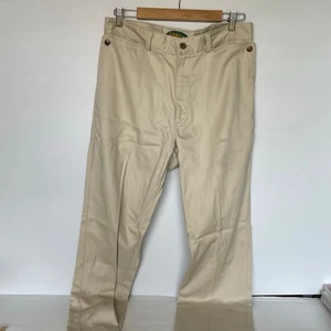 R.M. Williams Vintage Bone Moleskin Trousers Made in Australia W34 L32 - Picture 1 of 5