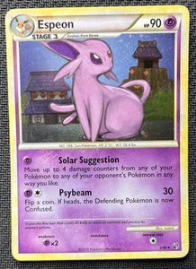 Espeon Undaunted Holo Rare 2/90 Pokemon Card 2010 - Picture 1 of 2