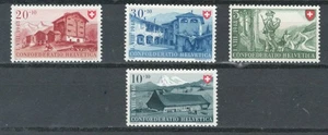SWITZERLAND EUROPE VIEWS ARCHITECTURE MNH RED CROSS SET STAMPS LOT (SWISS 672) - Picture 1 of 1