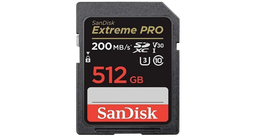 SanDisk Extreme PRO 512GB Class 10 -SDHC Memory Card - SDSDXXD-512G-GN4IN - Image 1 of 1