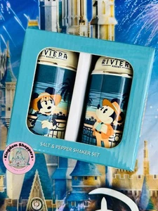 Coctelera de sal y pimienta Mickey & Minnie Mouse 2025 Disney Parks Riviera Resort nueva - Imagen 1 de 3