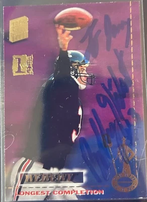 1994 Topps Stadium Club First Day Issue Bobby Hebert #227 🔥 Saints 🏈 Auto 1/1 - Image 1 of 2