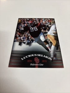 Tarjeta personalizada 2011 estilo fútbol Lucious Selmon Oklahoma Sooners A-789 - Imagen 1 de 2