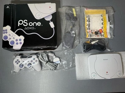 Sony PlayStation PS1 White Game Console PS one Complete Mint - Image 1 of 4