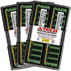 192GB 6x 32GB PC4-2666 LRDIMM Lenovo ThinkSystem SR860 Memory RAM - Picture 1 of 5