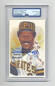 WILLIE STARGELL PSA/DNA SIGNED PEREZ STEELE POST CARD - So Nice! - Picture 1 of 1