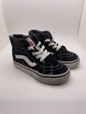 Vans Old Skool Sk8 Hi Zapatos para Niños Pequeños Talla 6 Cremallera Trasera Tenis 721356 Sin Cordones Foto 1 de 4