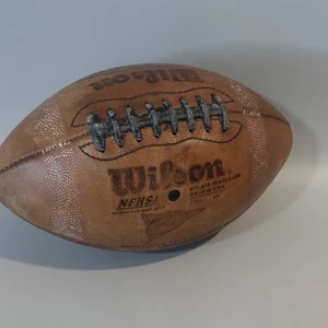 Ballon collégial Wilson GST 1003 Football NCAA cuir NFHS fabriqué aux États-Unis - Photo 1/12