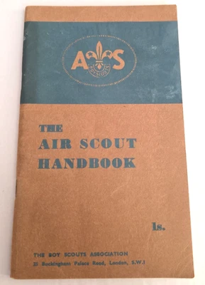 C. 1940s The Air Scout Handbook The Boy Scouts Association London Paper Guide - Imagem 1 de 4