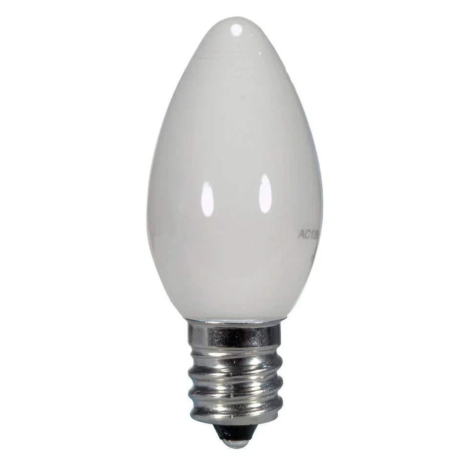 0.5 Watt LED - C7 - White - 2700K - Candelabra base - 120 Volt - Carded -  48 Pa - Image 1 of 4