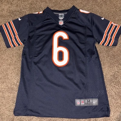 Camiseta de fútbol americano de los Chicago Bears NFL Mike Jay Cutler #6 GSH juvenil mediana 10-12 Foto 1 de 4