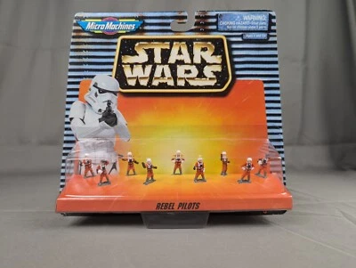 Vintage Micro Machines Star Wars Rebel Pilots MOC 1996 Action Figures - Image 1 of 4
