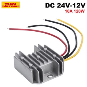 Voltage Converter 18V-36V 24V DC to 12V DC 10A 120W Converter Stepdown Conv N9U7 - Picture 1 of 7