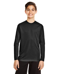 5 Pack Of Team 365 TT11YL Youth Zone Performance T Shirt Long Sleeve T-Shirt - Picture 1 of 14