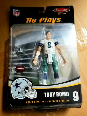 TONY ROMO Re-Plays Extreme UNRELEASED GraceLyn Figure NFL Dallas Cowboys RARE!! Cover