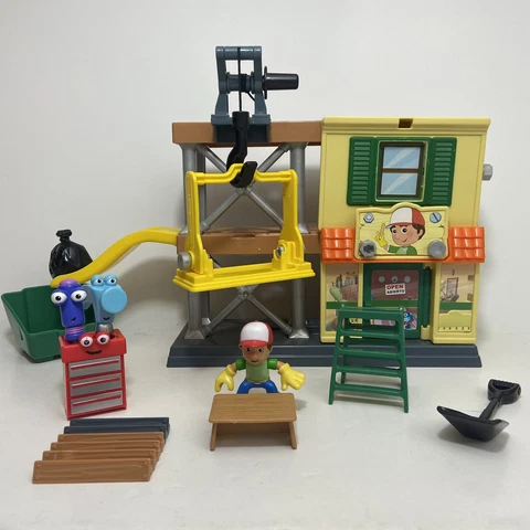 Handy Manny Let's Get Building! Manny’s Workshop Toy Playset Disney Fisher Price Cover