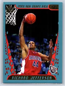 2001 Topps #233 Richard Jefferson DRAFT PICK New Jersey Nets RC - Bild 1 von 2