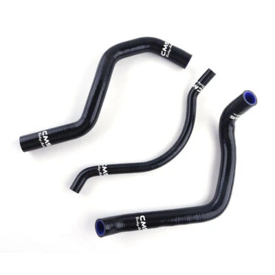 Black Silicone Radiator Coolant Hose Kit for 2000 2001 2002 2003 Suzuki GSXR 750 Foto 1 de 4