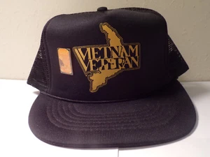 Black Vietnam Veteran Snapback Cap With We The People Remember Pin - Picture 1 of 3
