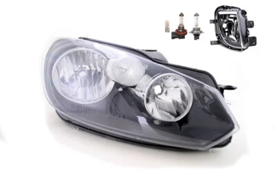 Phare Halogène Compatible Avec VW Golf VI 5K1 AJ5 08-13 H7 H15 R Brouillard - Photo 1/4